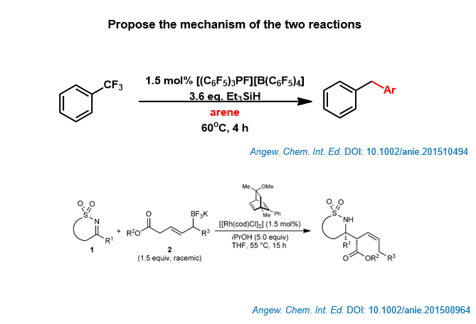 use of trifluoromethyl groups for catalytic benzylation and chain walking of allylrhodium species
